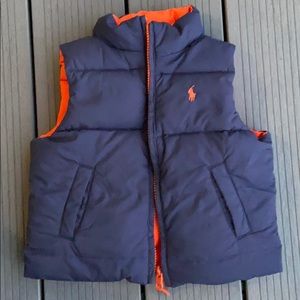 Ralph Lauren toddler reversible vest. Sz 18 m